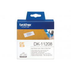 Taśma Brother DK11208 LARGE ADDRESS LABEL 38MM X 90MM X 400