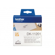 Taśma Brother DK11201 STANDARD ADDRESS LABEL 29MM X 90MM X 400